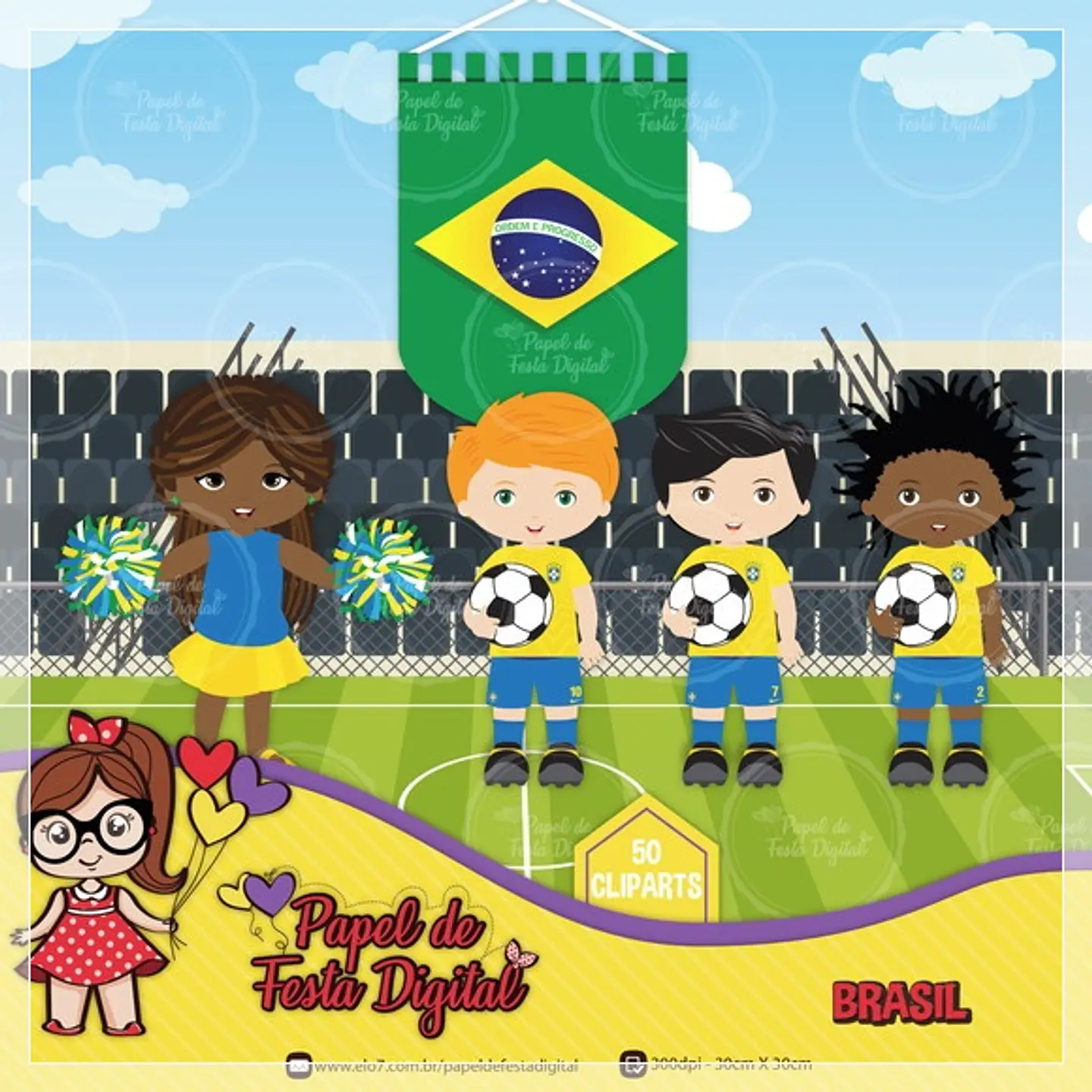 Kit Digital Futebol Brasil 42 1