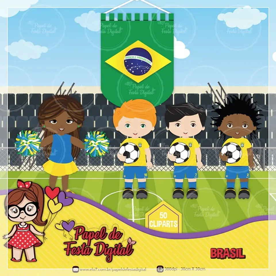 Kit Digital Futebol Brasil 42 1