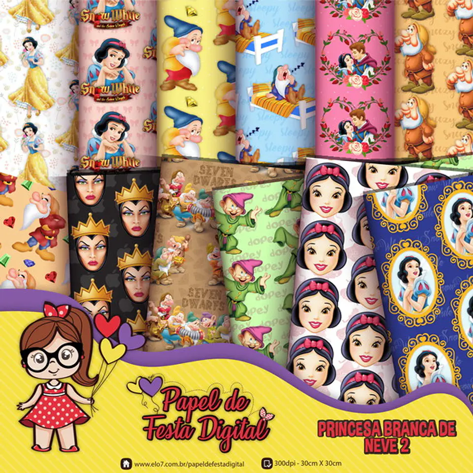 Kit Digital Digital Branca de Neve 13 1