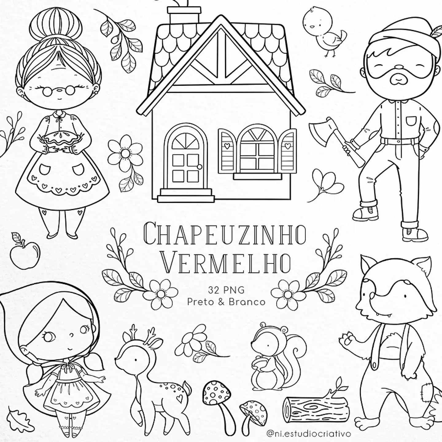 Kit Digital Pb0002 Chapeuzinho Vermelho 141 1