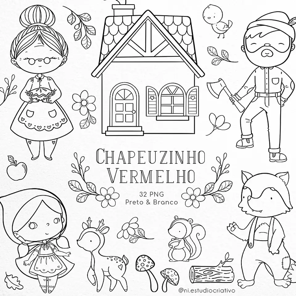 Kit Digital Pb0002 Chapeuzinho Vermelho 141 1