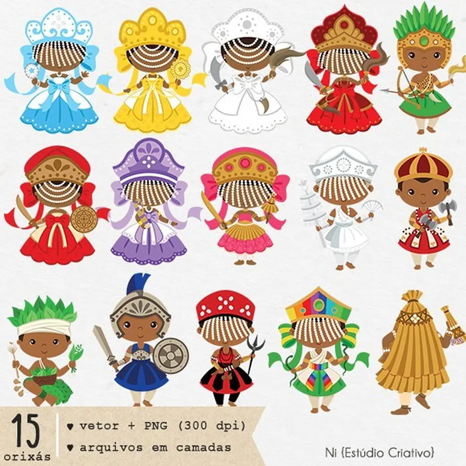 Kit Digital Orixás Cut 129 1