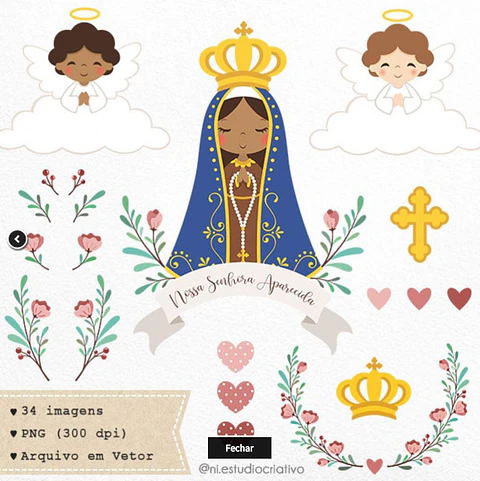 Kit Digital Nossa Senhora Aparecida 122