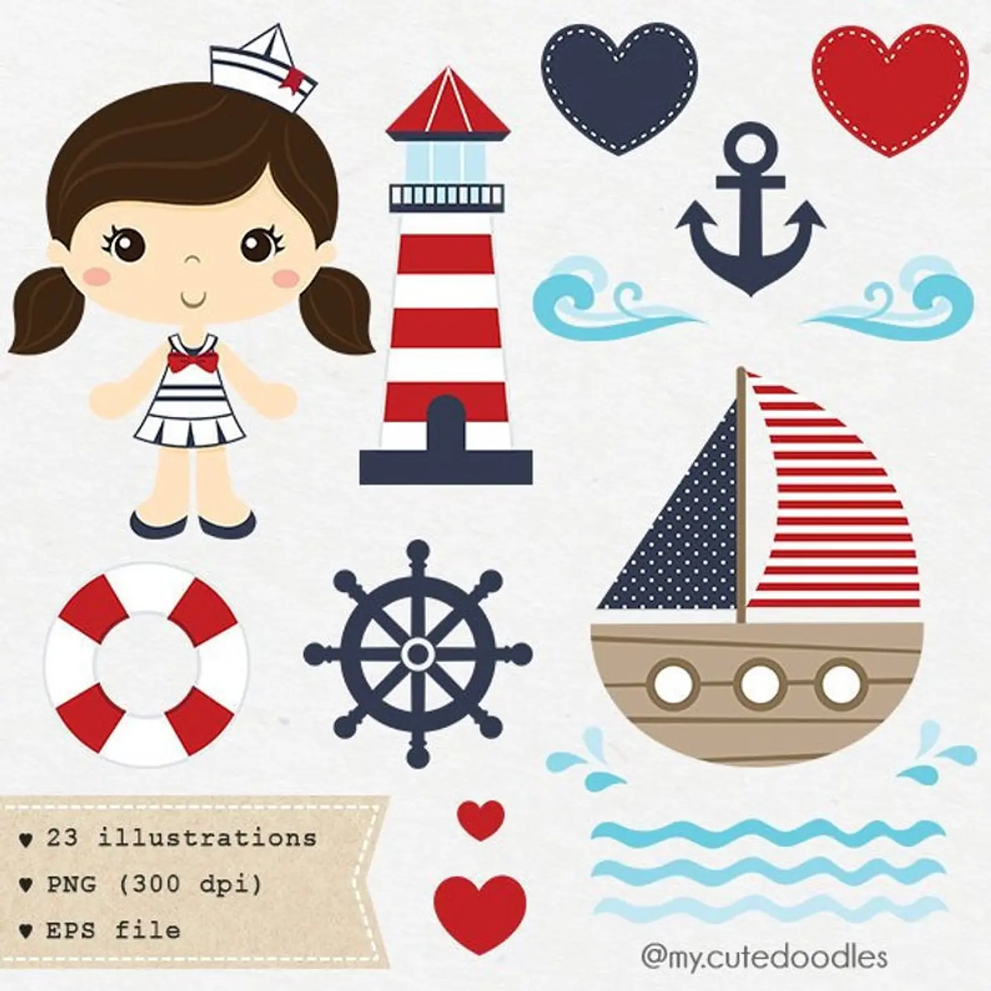 Kit Digital Marinheira 105 1