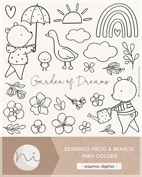 Kit Digital Jardim dos Sonhos 97