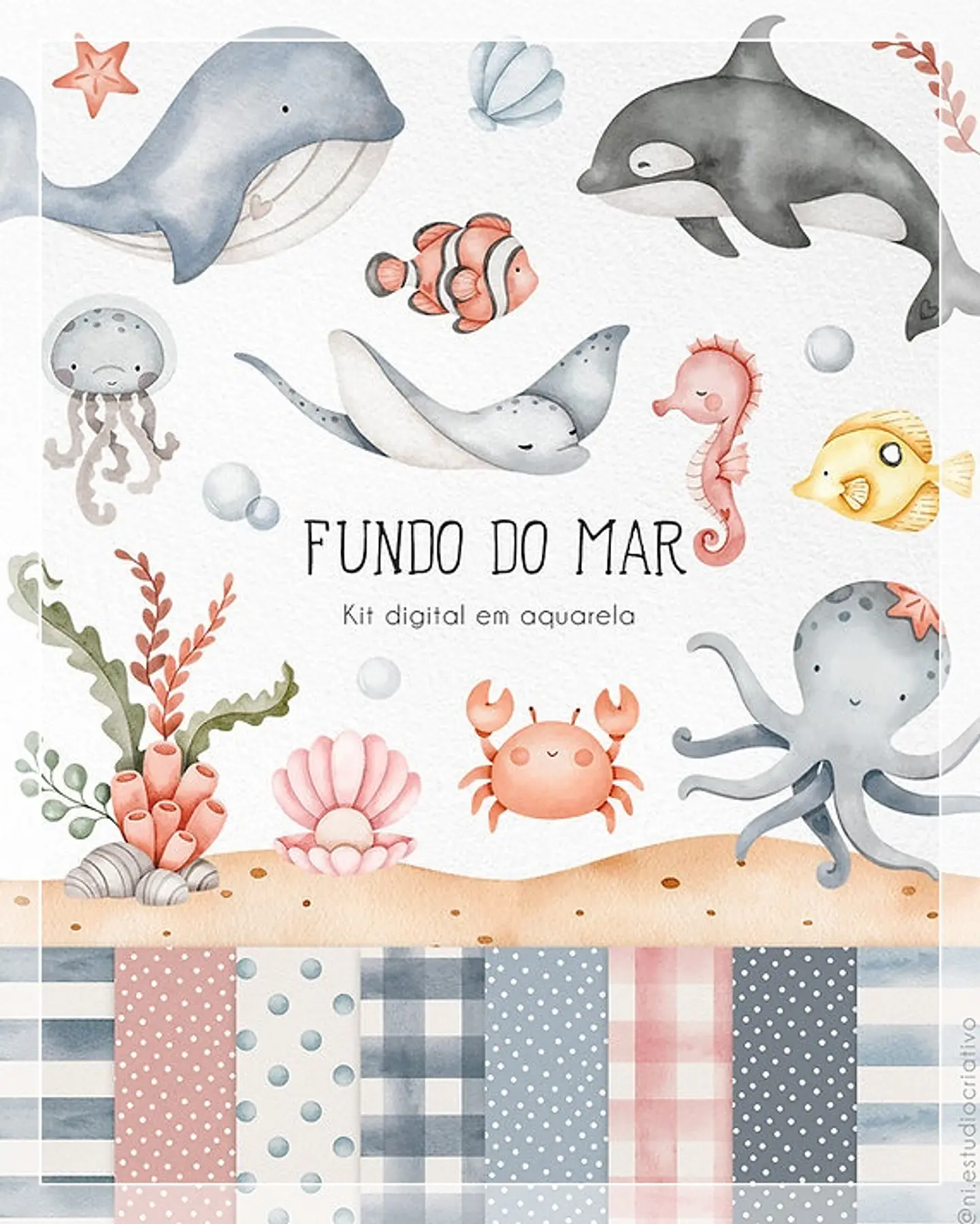 Kit Digital Fundo do Mar Ni E 92 1