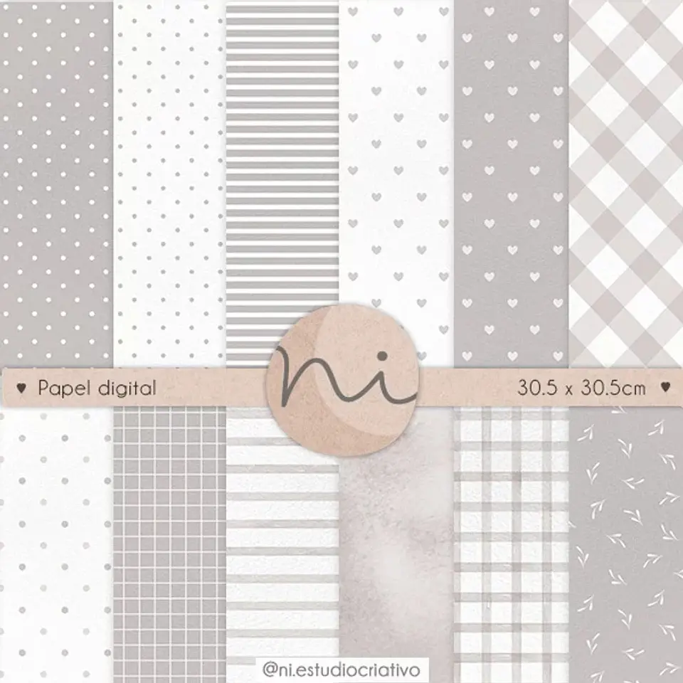 Kit Digital E Pd0041 Basicos Cinza Claro 79 1