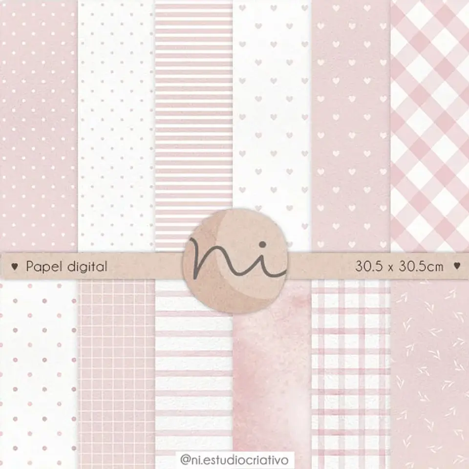 Kit Digital E Pd0040 Rosa Pastel 78 1