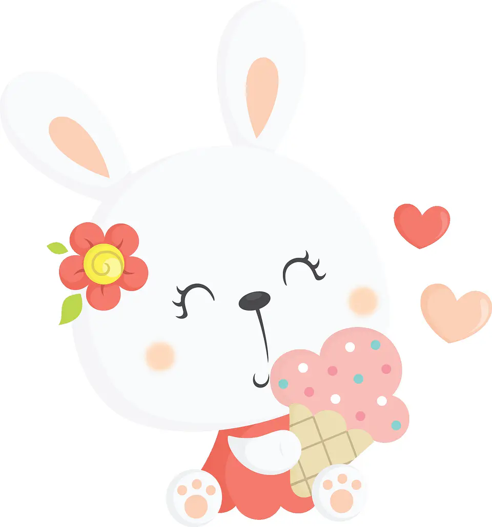 Kit Digital Bunny Loves Ice Cream NiEC 35 1