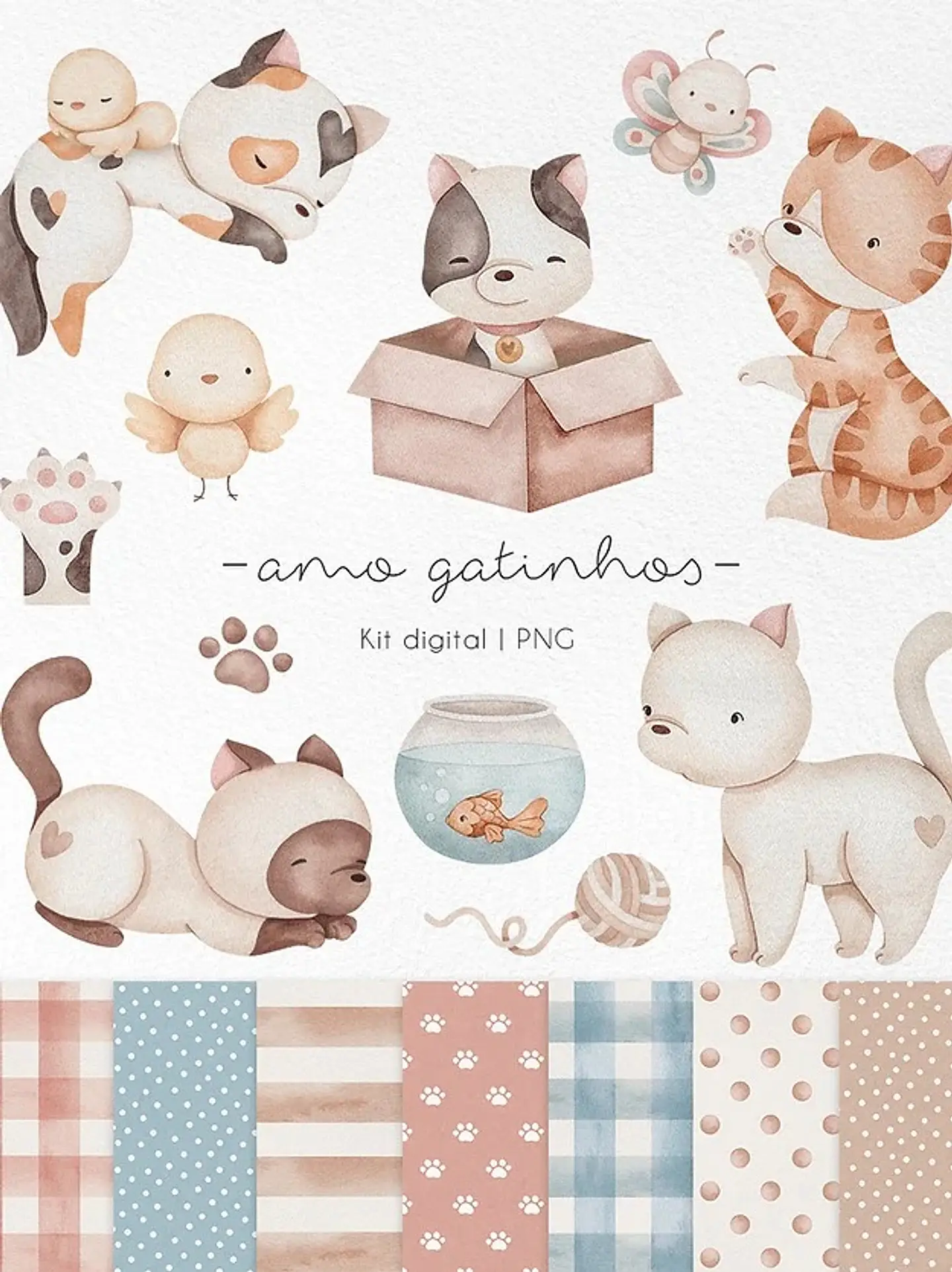 Kit Digital Amo Gatinhos Ni e 7 1