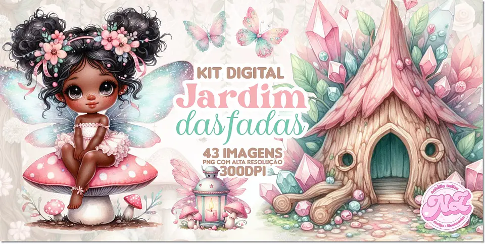 Kit Digital Jardim das Fadas 4 1