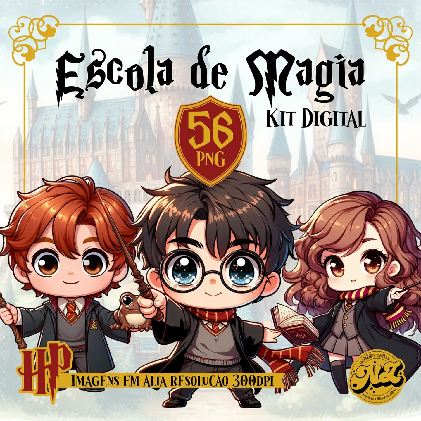 Kit Digital Escola de Magia Harry Potter 2 1