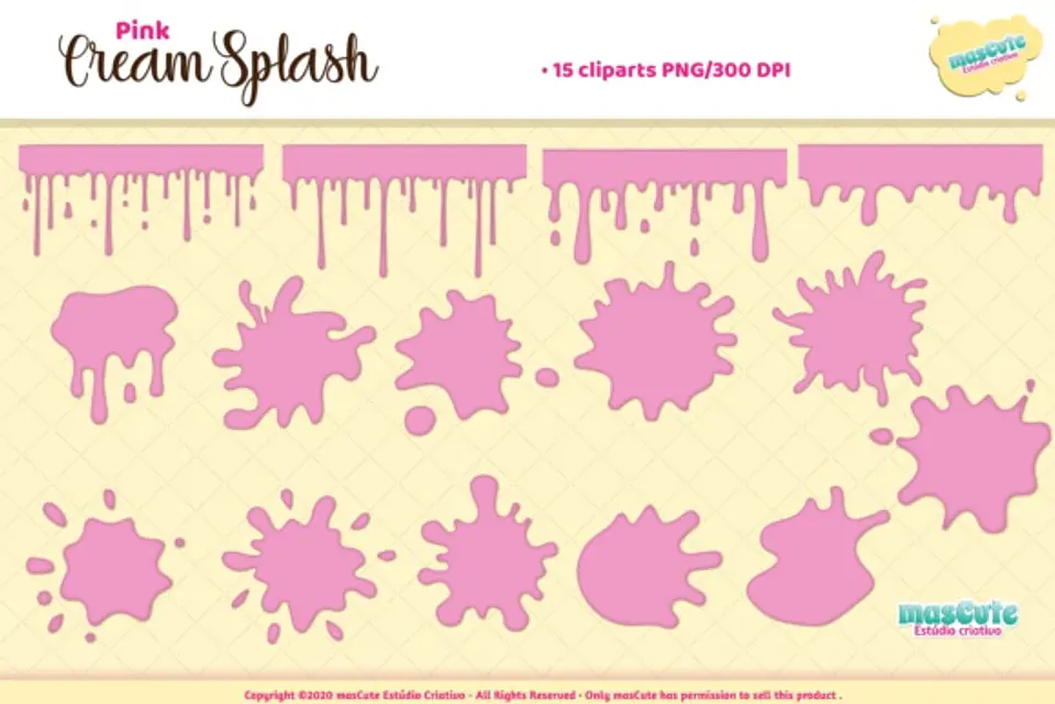 Kit Digital Respingo Splash Rosa 107 1