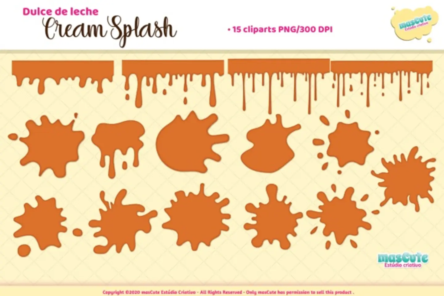 Kit Digital Respingo Splash Doce de Leite 106 1