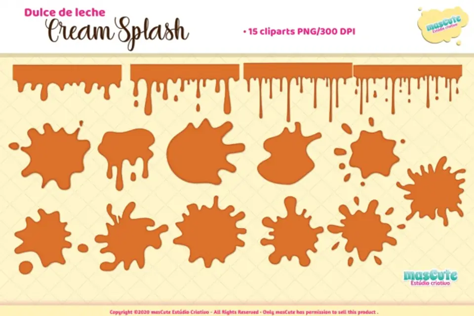 Kit Digital Respingo Splash Doce de Leite 106 1