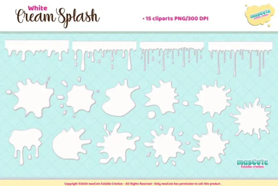 Kit Digital Respingo Splash Branco 103 1
