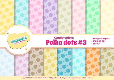Kit Digital Papeis Poa 82