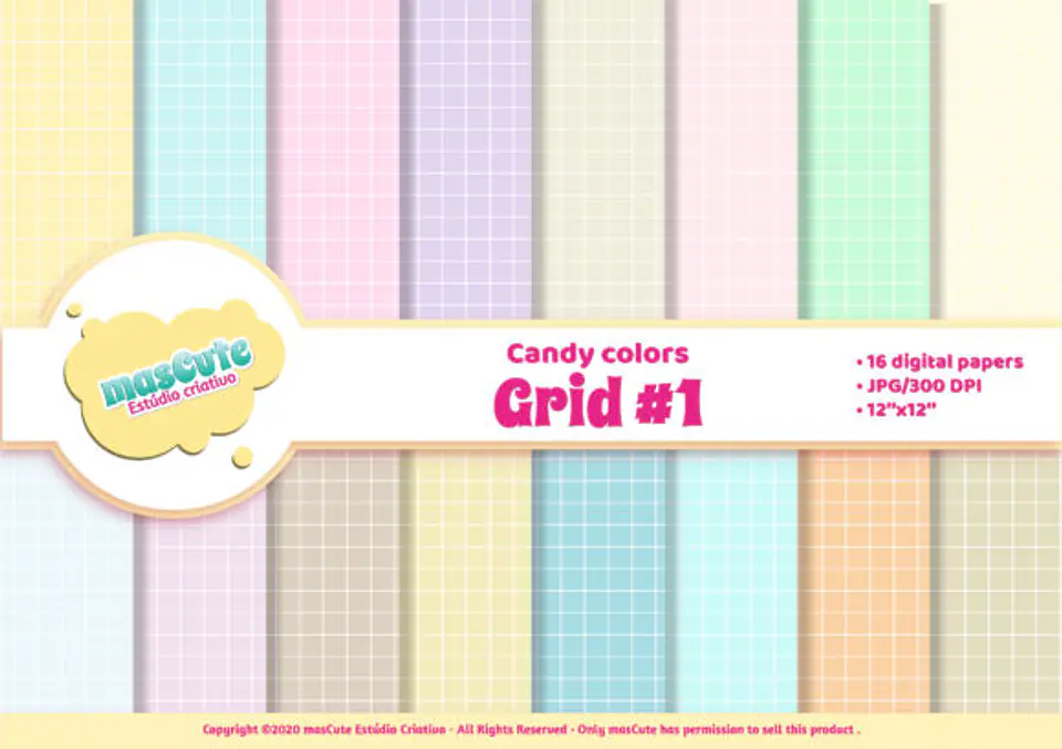 Kit Digital Papeis Grade 59 1