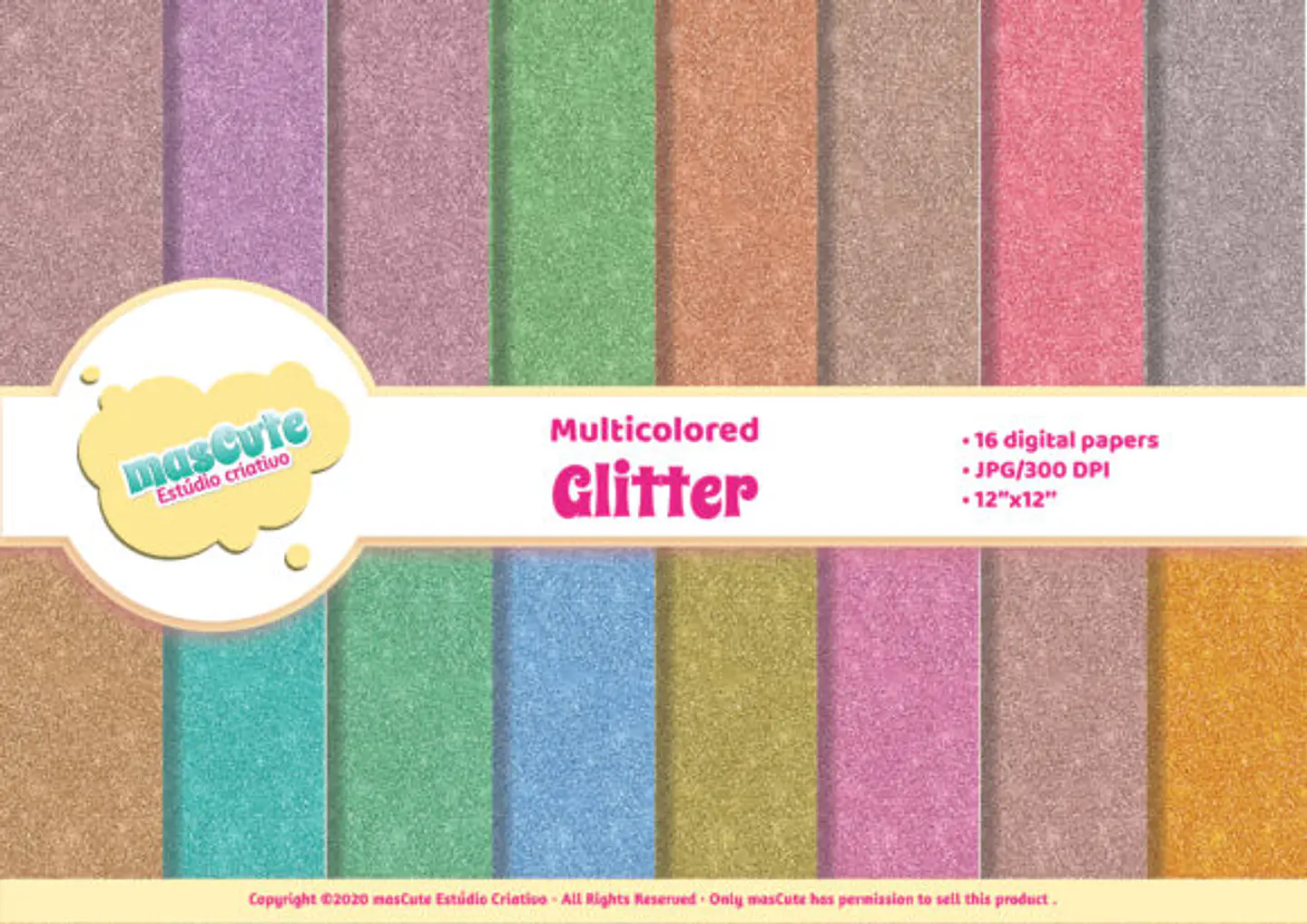 Kit Digital Papeis Glitter 57 1