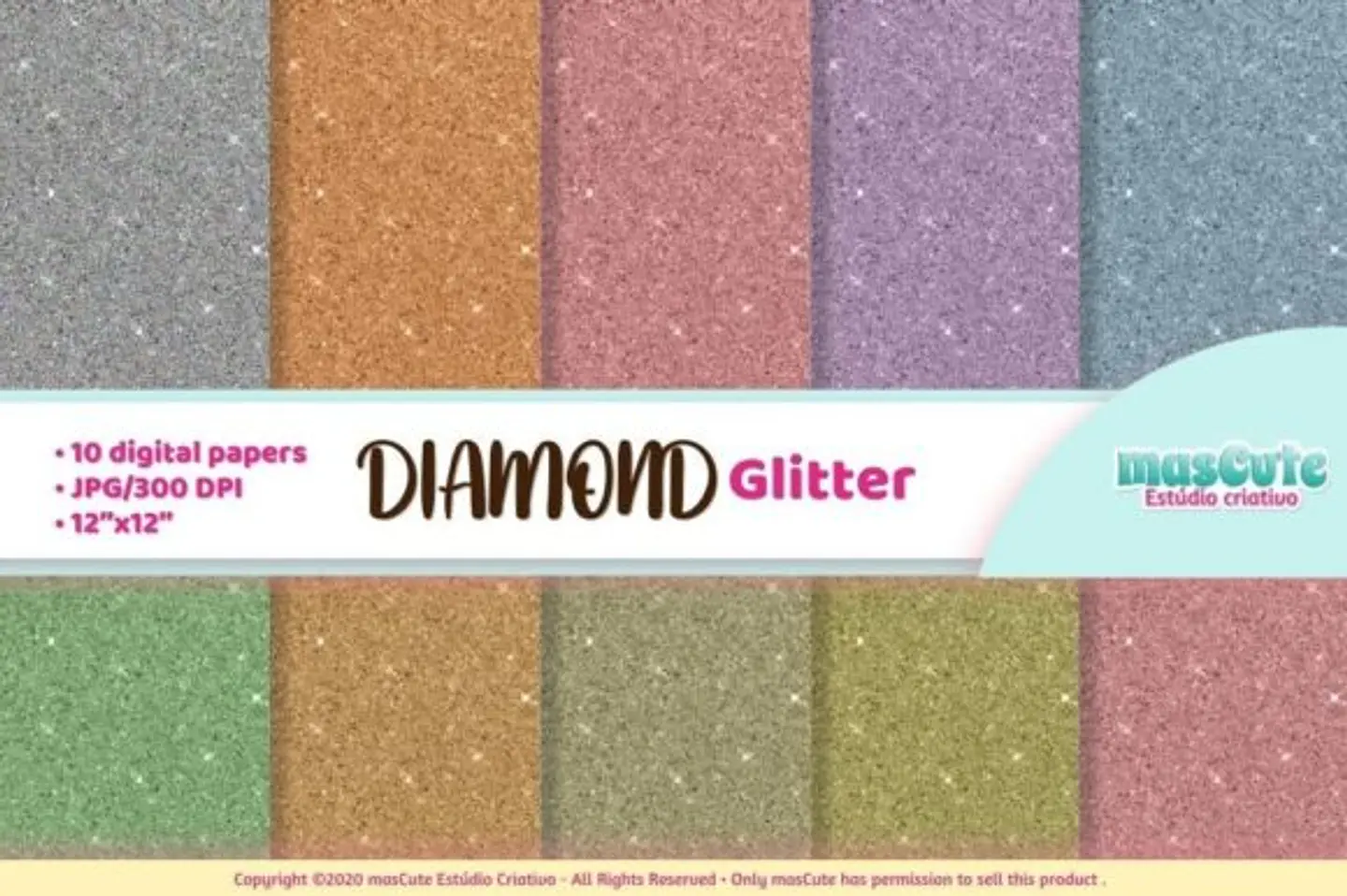 Kit Digital Papeis Glitter 54 1