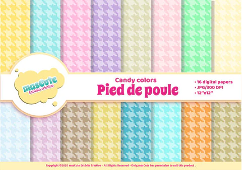 Kit Digital Papeis Estampado 49