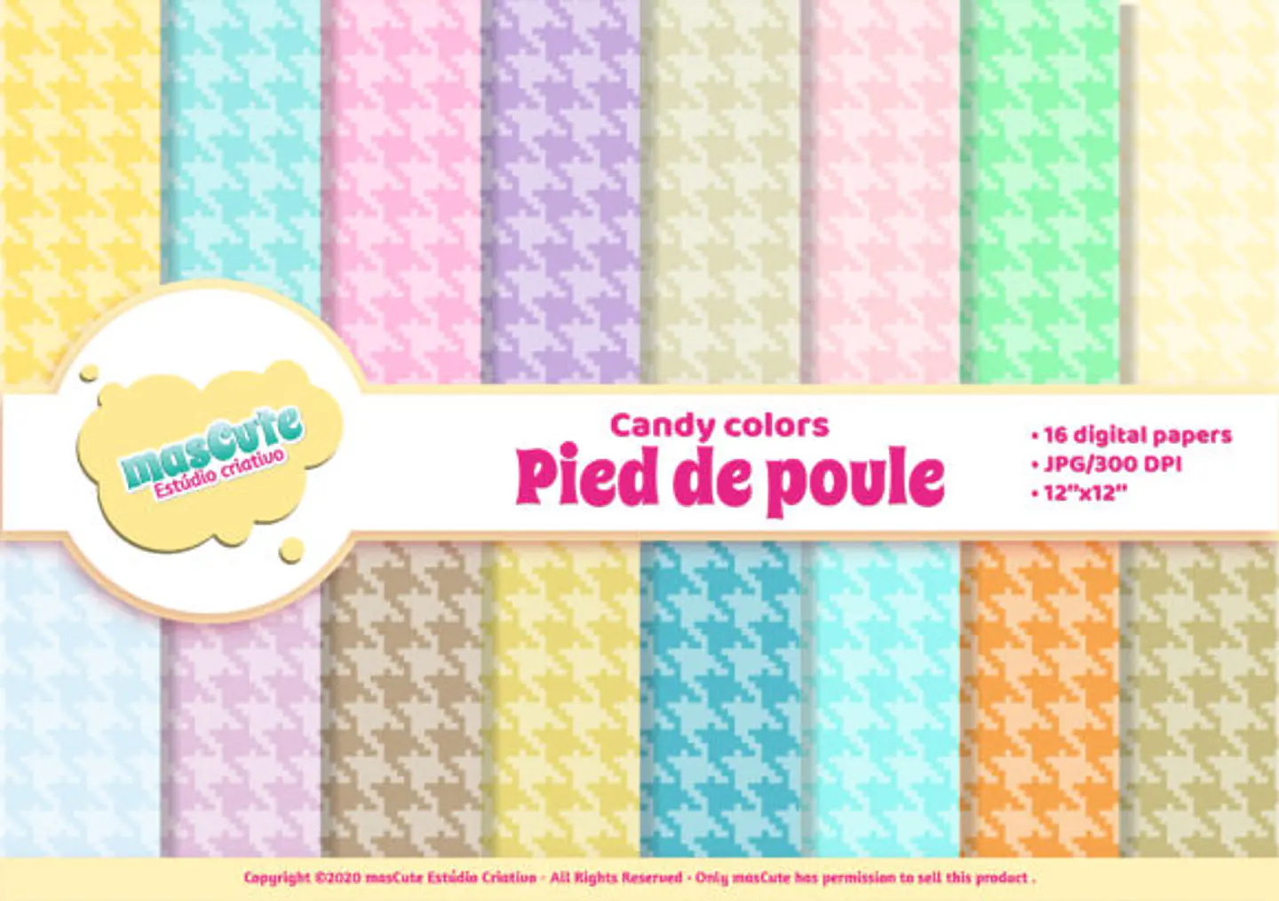 Kit Digital Papeis Estampado 49 1