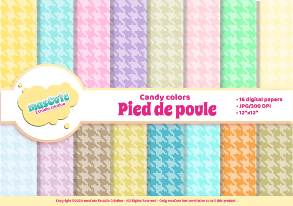 Kit Digital Papeis Estampado 49 1