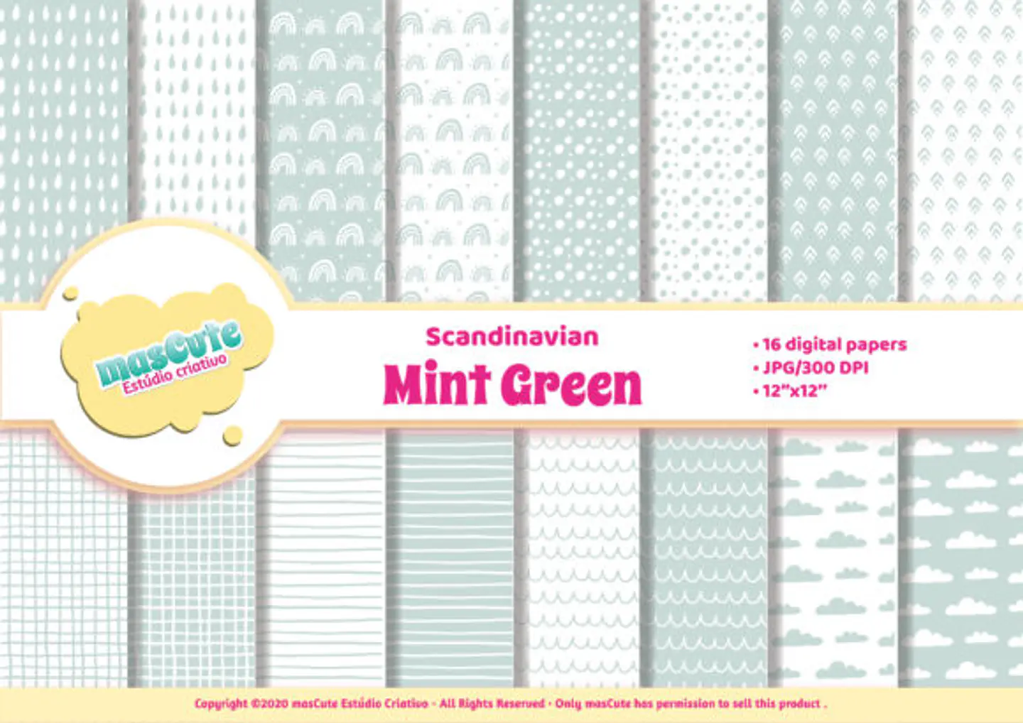 Kit Digital Papeis Escandinavo 46 1