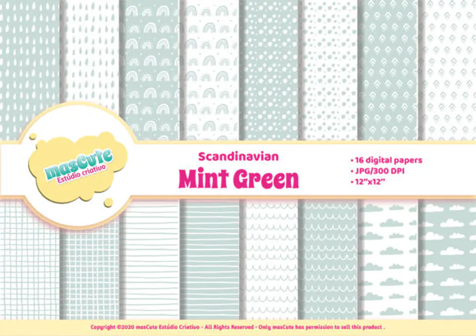 Kit Digital Papeis Escandinavo 46 1
