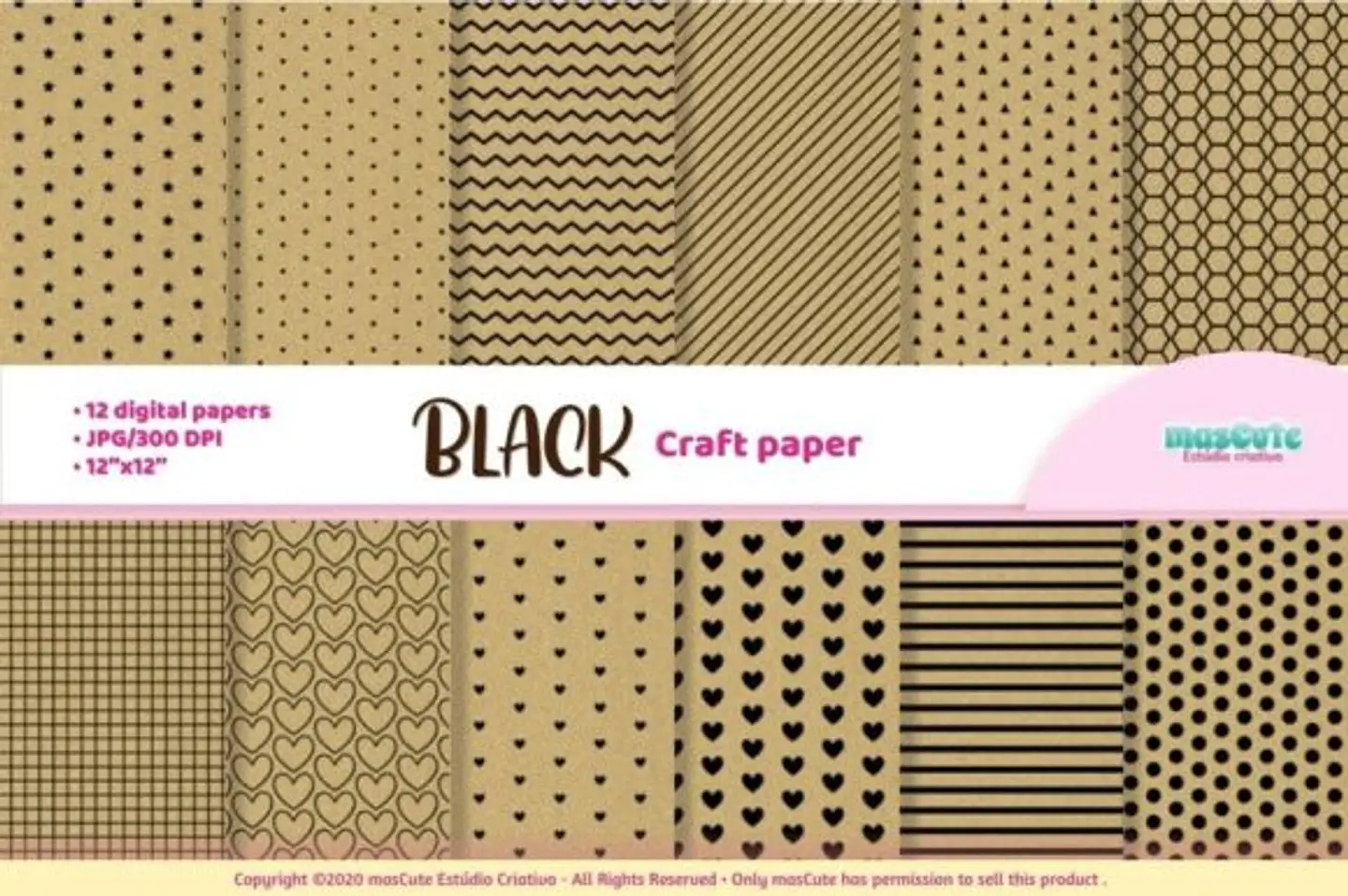 Kit Digital Papeis Craft 43 1