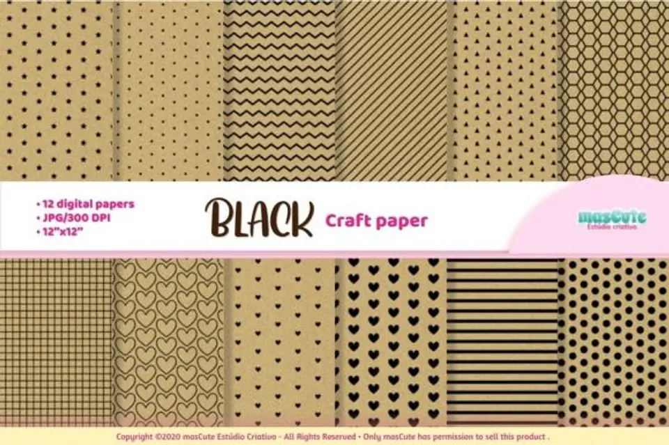 Kit Digital Papeis Craft 43 1