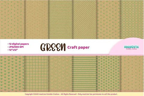 Kit Digital Papeis Craft 42
