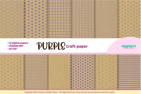 Kit Digital Papeis Craft 39