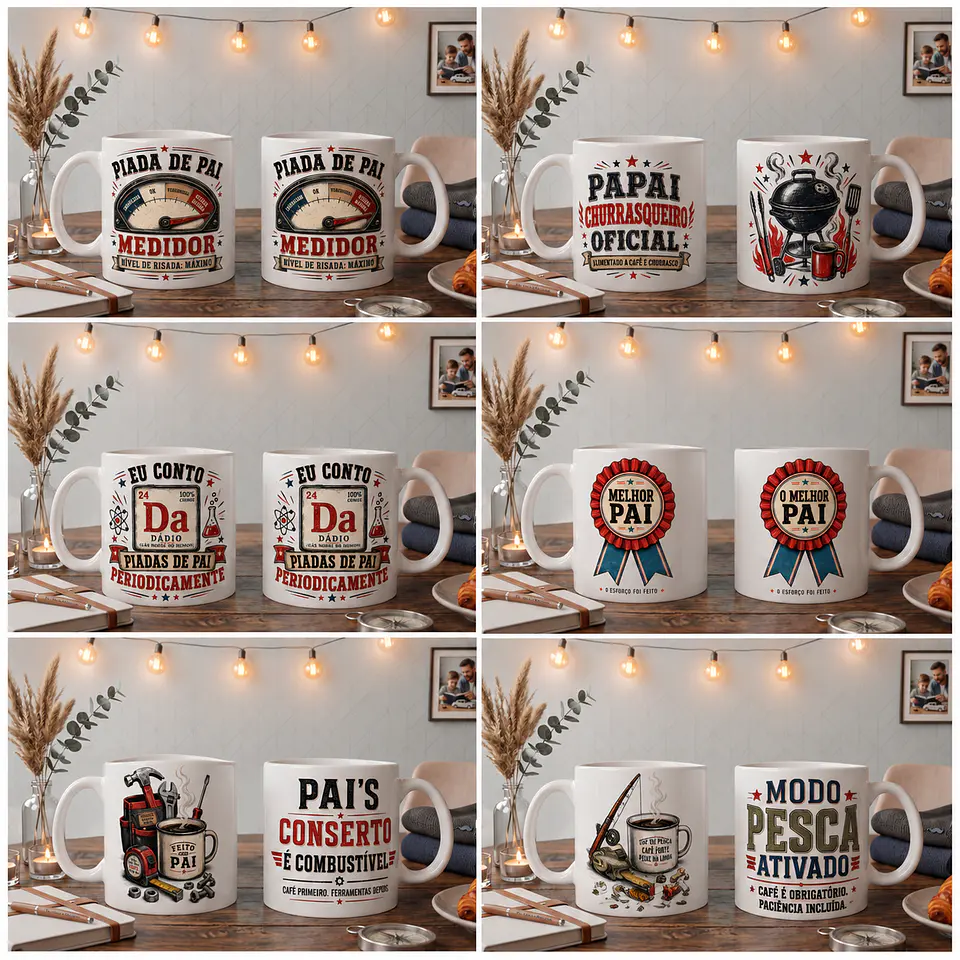 Sublimação - Caneca Dia dos Pais 3 (Exclusivo) 1