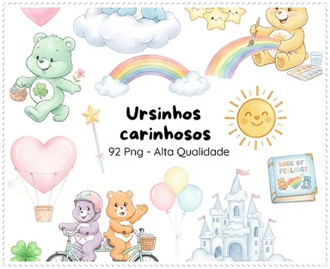 Kit Digital Ursinhos Carinhosos 64