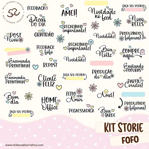 Kit Digital Storie Fofo 60