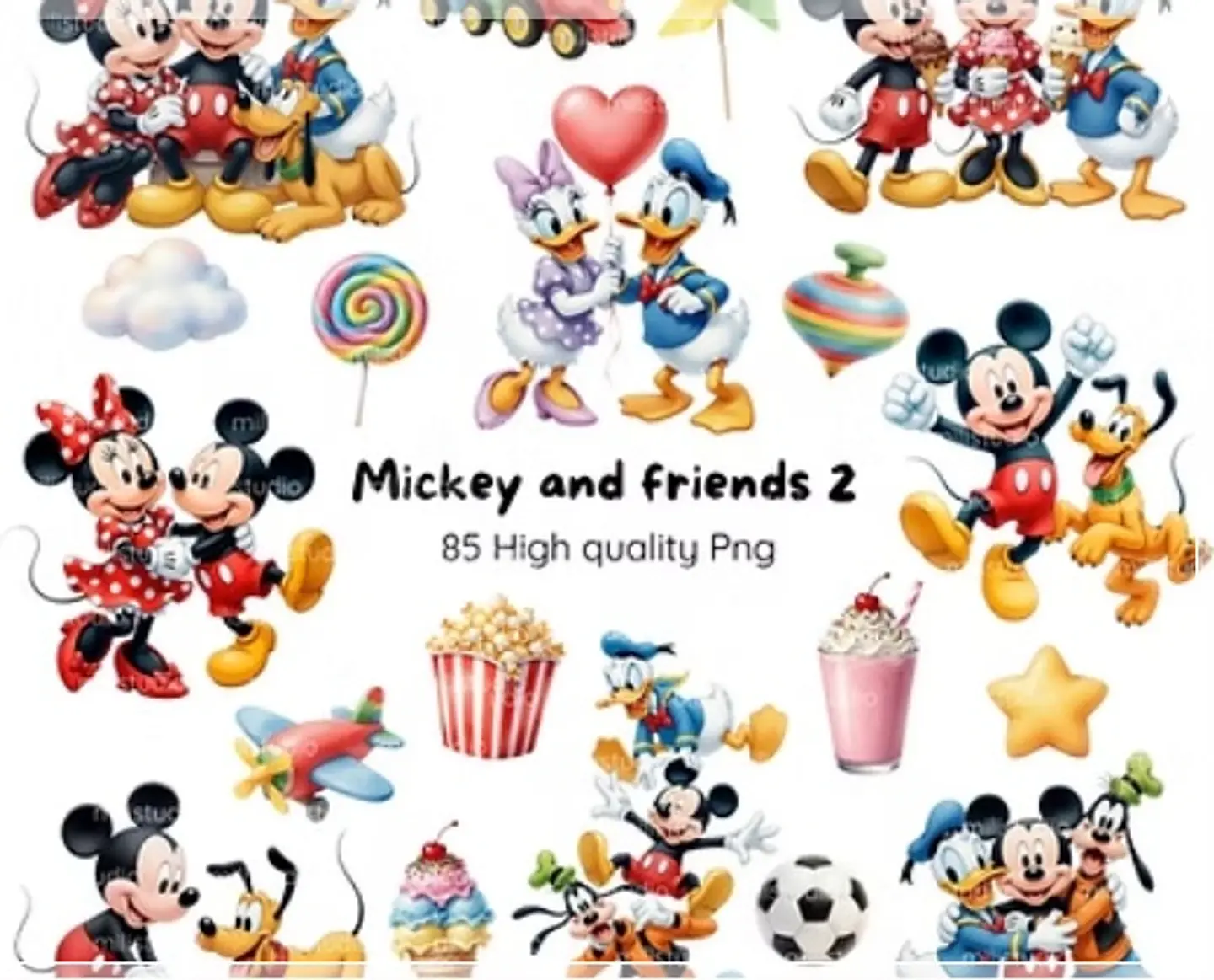 Kit Digital Mickey And Friends 2 Milli 37 1