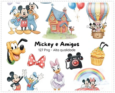 Kit Digital Mickey And Friends 36