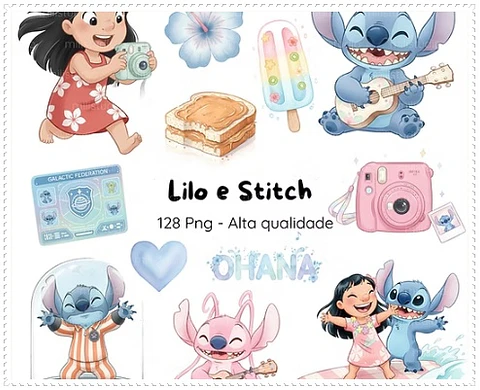 Kit Digital Lilo & Stitch 31