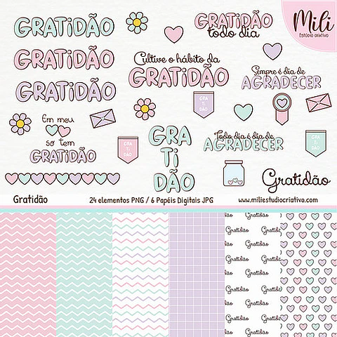 Kit Digital Gratidão 26