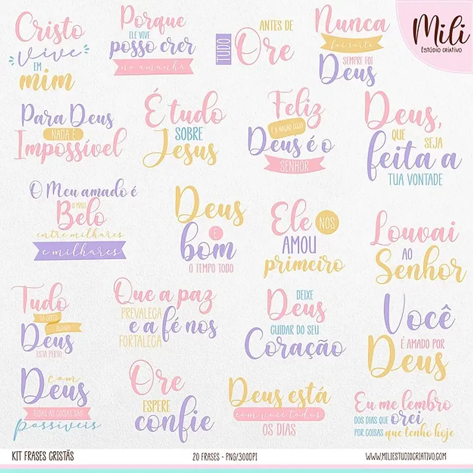 Kit Digital Frases Cristãs 22 1
