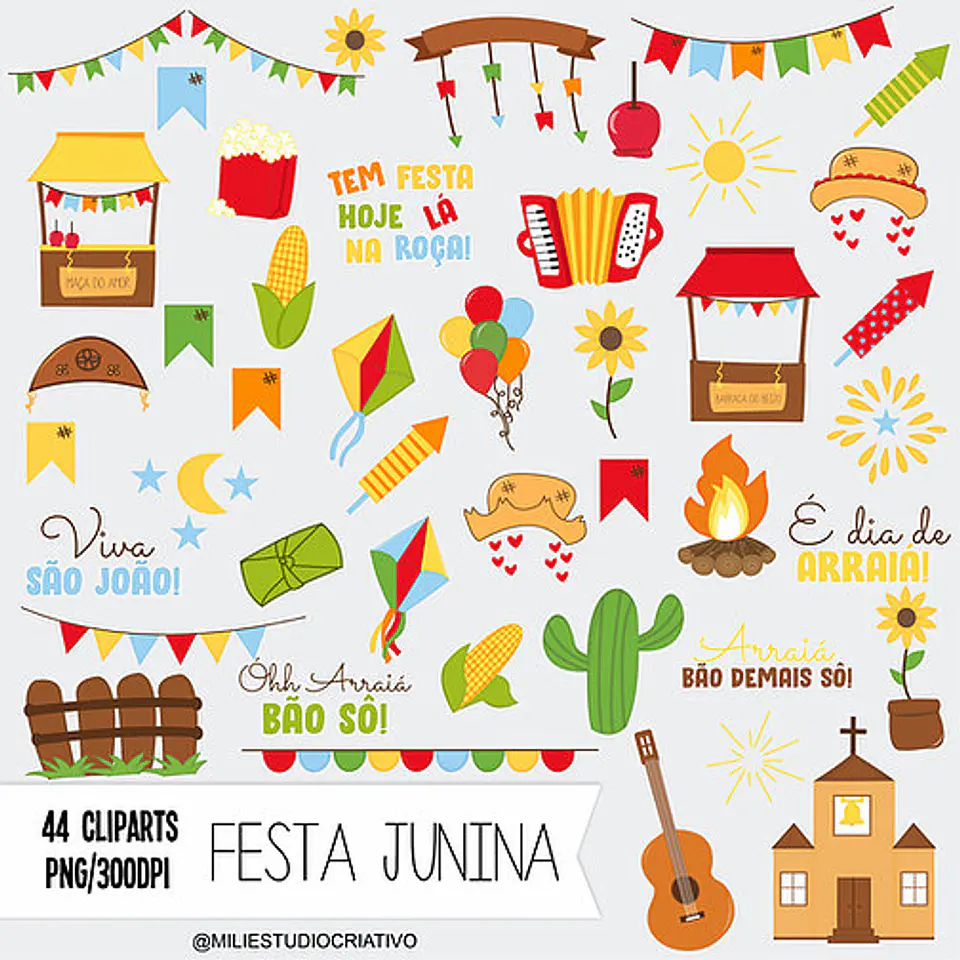 Kit Digital Combo Festa Junina 14 1