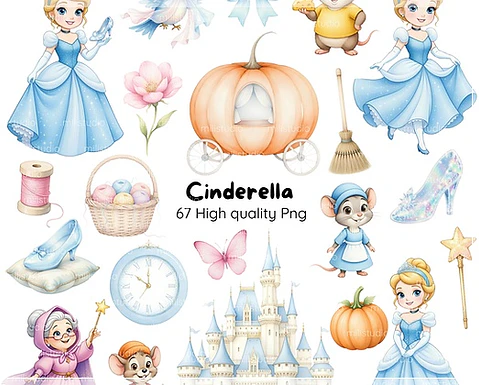 Kit Digital Cinderella Milli 12