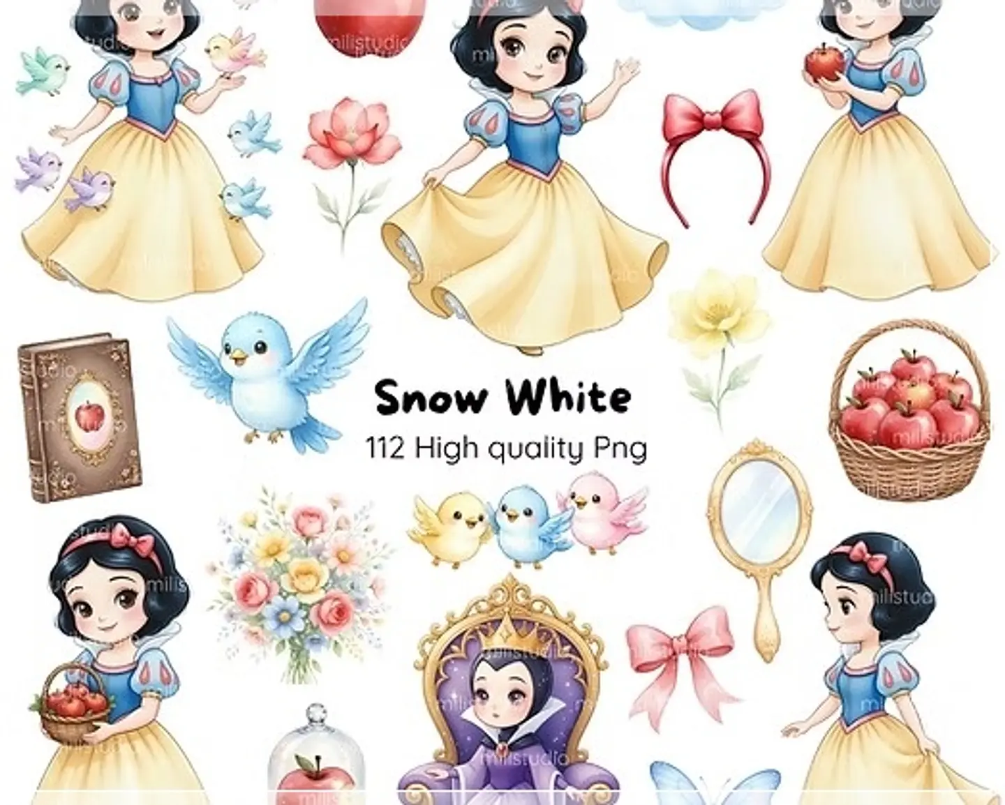 Kit Digital Branca de Neve 10 1