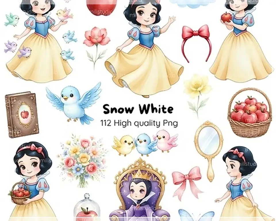 Kit Digital Branca de Neve 10 1
