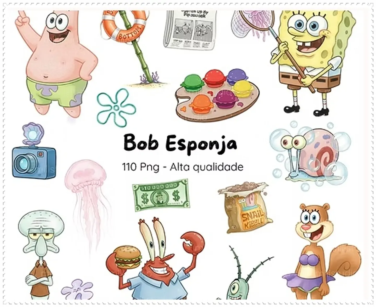 Kit Digital Bob Esponja 9 1