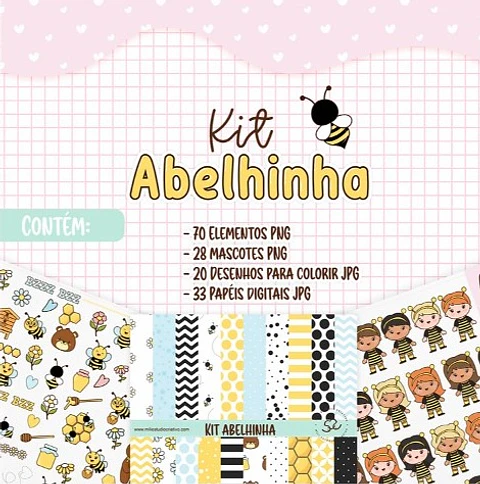 Kit Digital Abelhinha 3