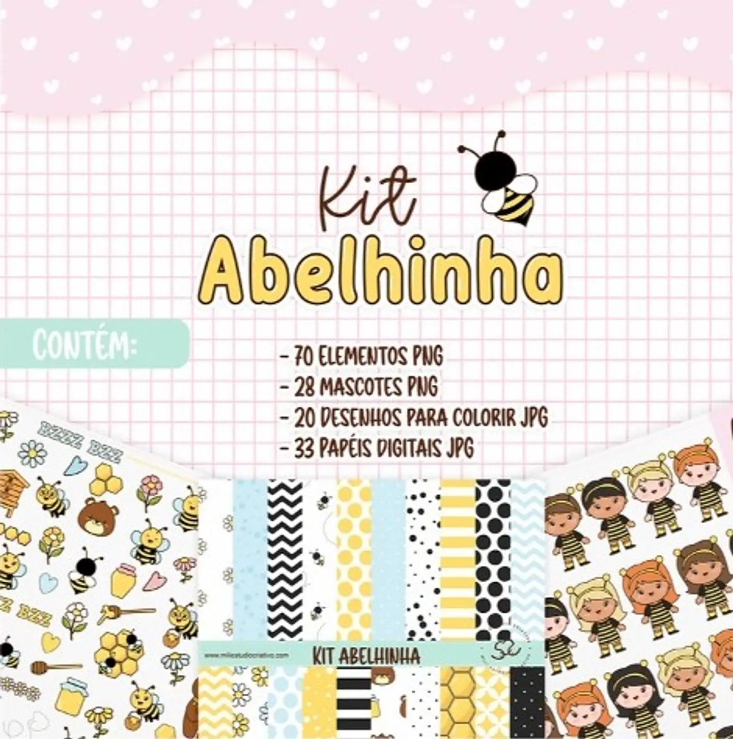 Kit Digital Abelhinha 3 1