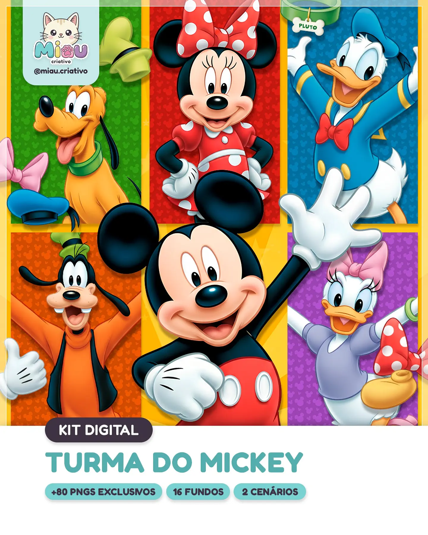 Kit Digital Turma do Mickey 17 1