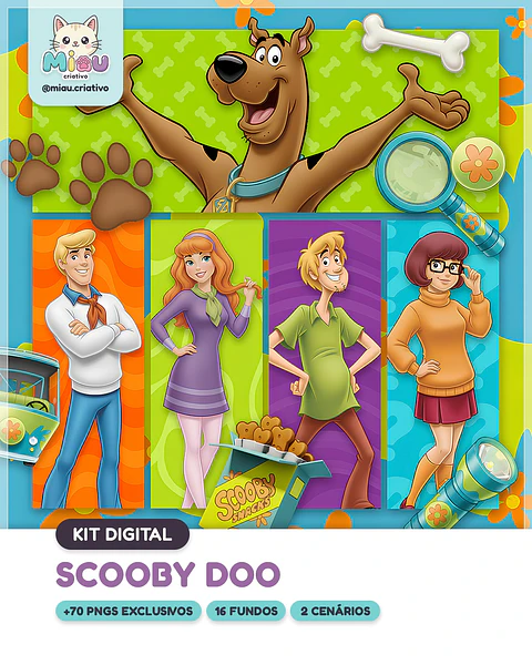 Kit Digital Scooby Doo 14